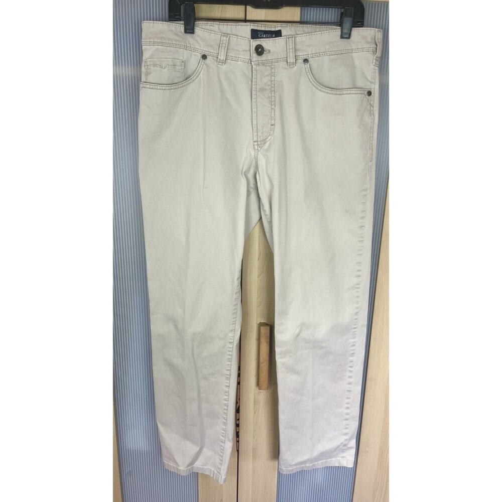 Gardeur Chino Pants Jeans Men's Size 34 x 28 Designer Casual Career‎ Travel